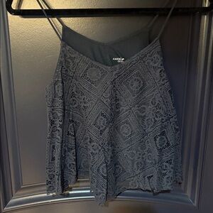 American Eagle Outfitters Charcoal Lace Skirt
